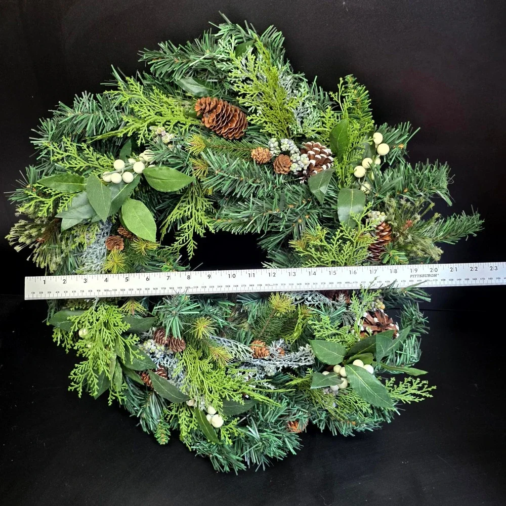Rustic Christmas Wreath Unisex 20